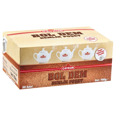 ÇAYKUR Demlik Poşet Çay 30Lu Bol Dem 750G Ev Dışı Tüketim (5'li Paket) ürün görseli 1