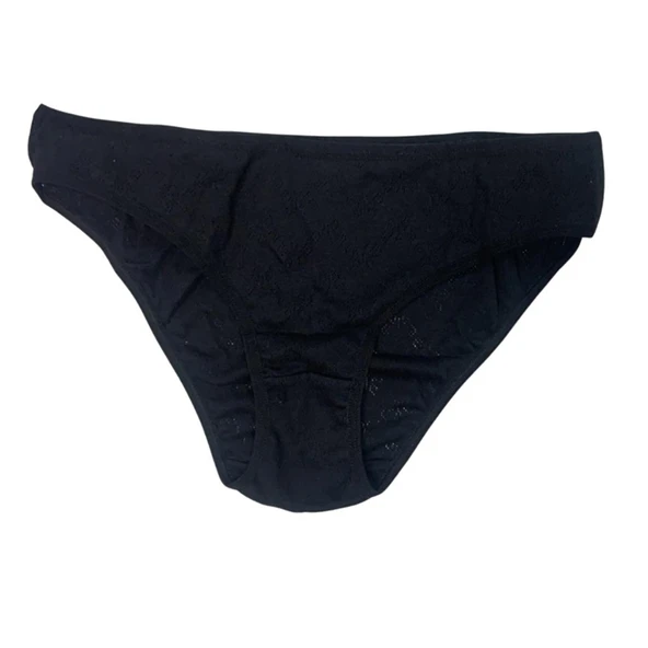 Yaase Siyah-Bordo Kadın Slip 2'li Slip L (7'li Paket) ürün görseli 1