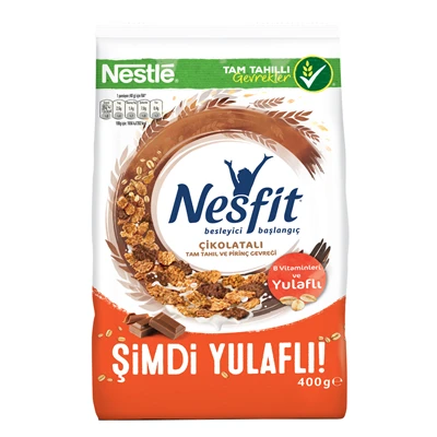 Nestlé Tam Tahıl&Pirinç Gevreği 400 G Çikolata (8'li Paket) ürün görseli 1