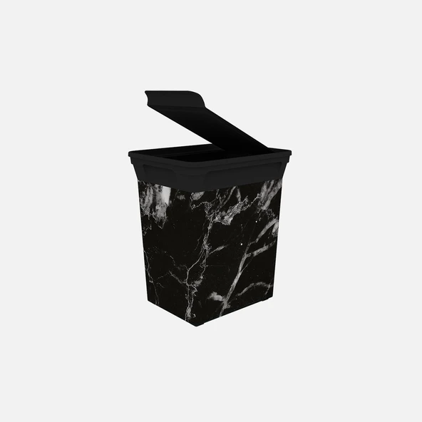 Qutu Q-Trash Çöp Kutusu Marble (7'li Paket) ürün görseli 1