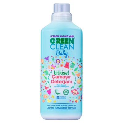 GREEN CLEAN Baby Sıvı Çamaşır Deterjanı 1 L (5'li Paket) ürün görseli 1