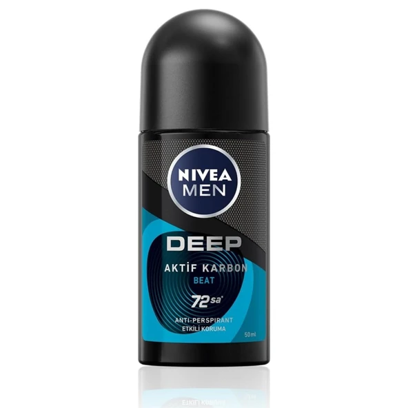 NIVEA MEN Erkek Roll-on Deodorant Deep Dimension Beat 50 ml (7'li Paket) ürün görseli 1