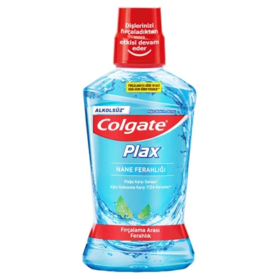 Colgate Plax Ağız Bakım Suyu 250Ml Naneli (7'li Paket) ürün görseli 1