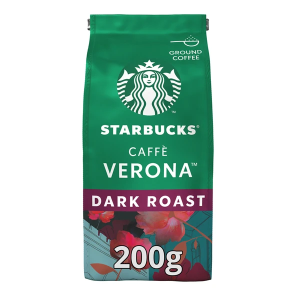 Starbucks Verona Blend Öğütülmüş Kahve 200 G (3'li Paket) ürün görseli 1