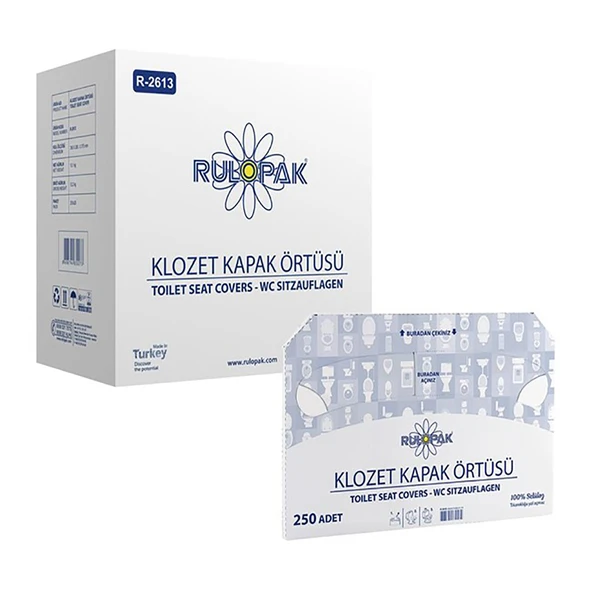 Rulopak Klozet Kapak Örtüsü 250 Adet (7'li Paket) ürün görseli 1
