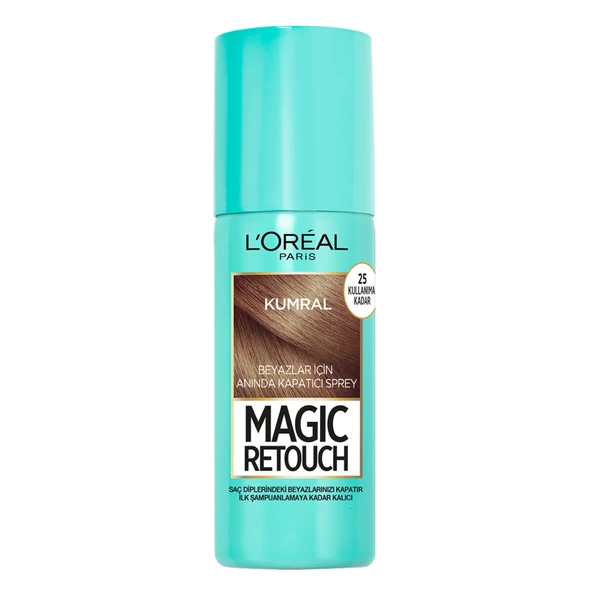L'Oréal Paris Magic Retouch Beyaz Dipleri Kapatıcı Sprey - Kumral (4'li Paket) ürün görseli 1