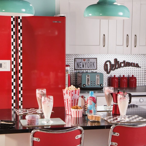 D-C Fix 45x200 cm Yapışkanlı Folyo Kırmızı (7'li Paket) ürün görseli 1
