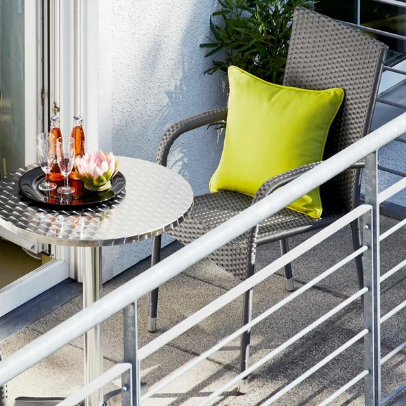 Sunfun Steel Neila Rattan Sandalye ürün görseli 1