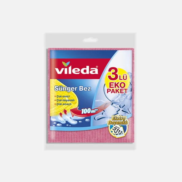 Vileda Sünger Bez 3'lü (6'li Paket) ürün görseli 1
