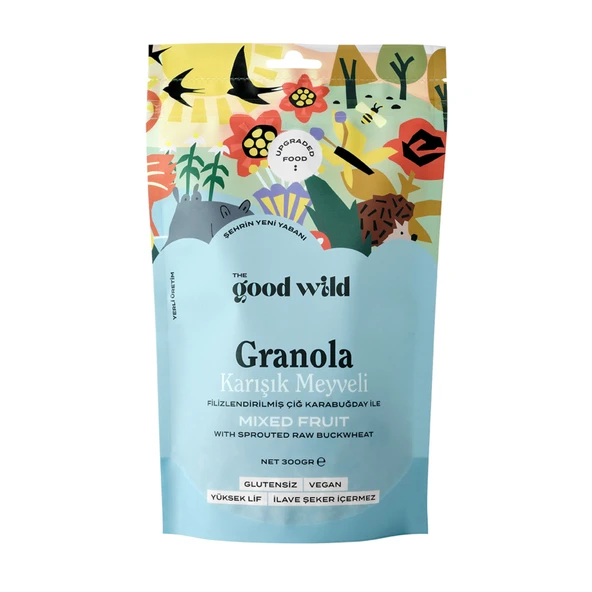 The Good Wild Granola Karışık Meyveli 300 G (8'li Paket) ürün görseli 1
