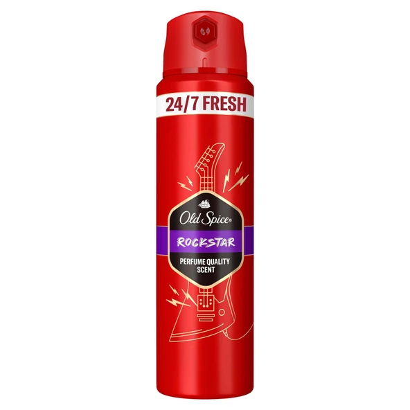 Old Spice Deodorant Sprey Rockstar 150 Ml (7'li Paket) ürün görseli 1
