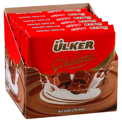 ÜLKER Kare Çikolata 6 X 60 G Sütlü (5'li Paket) ürün görseli 1