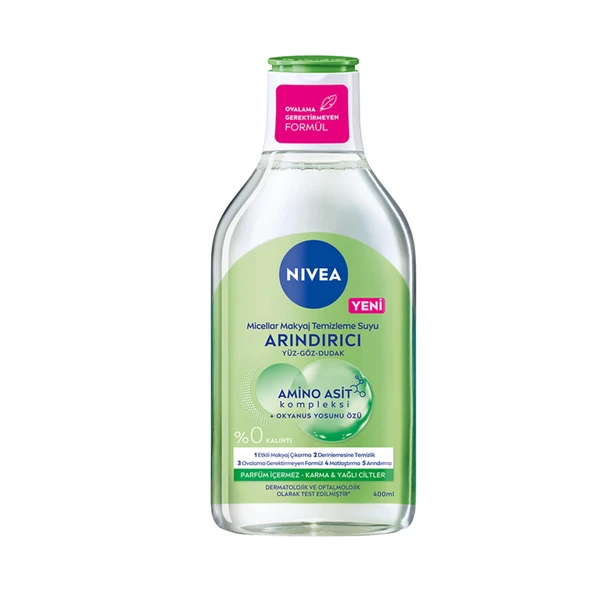 Nivea Micellair Makyaj Temizleme Suyu Karma Cilt 400 Ml (3'li Paket) ürün görseli 1