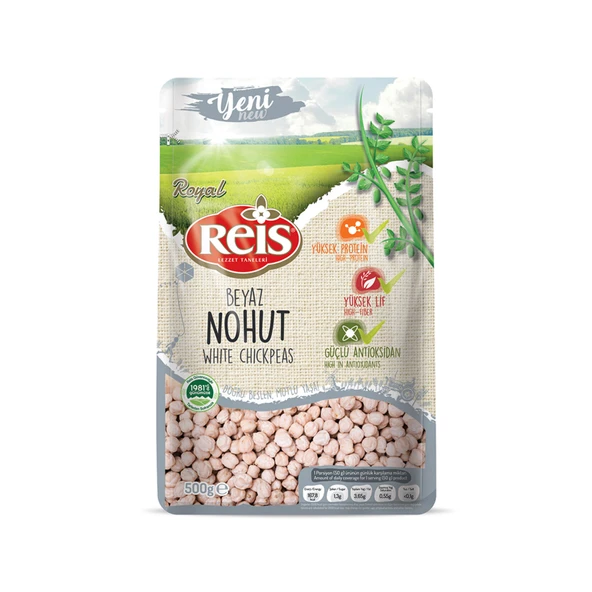 Reis Royal Beyaz Nohut 500 G (7'li Paket) ürün görseli 1