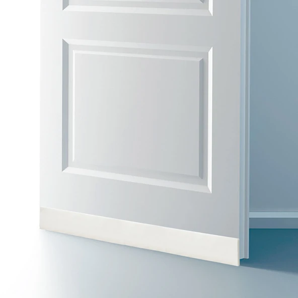 400mmX110cm Kendinden Yapışkanlı Kapıaltı Sızdırmazlık Bandı Beyaz (8'li Paket) ürün görseli 1
