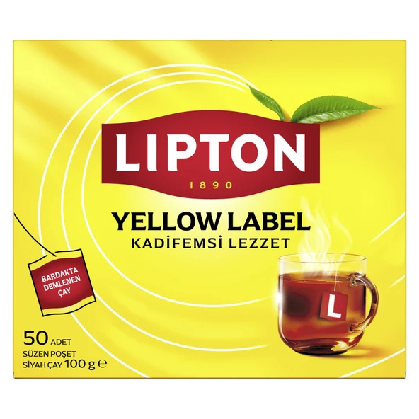 Lipton Yellow Label Bardak Çay 50'li 100 G (7'li Paket) ürün görseli 1