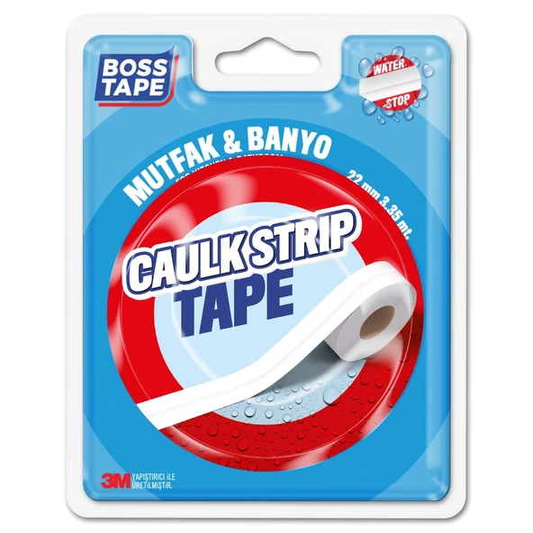 Boss Tape Beyaz Sızdırmazlık Bandı 22 mm x 3,35 m (8'li Paket) ürün görseli 1