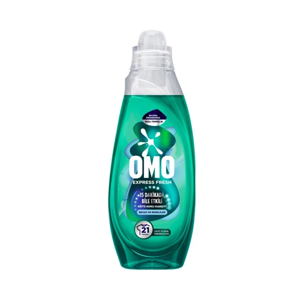 Omo Express Fresh Beyaz ve Renkliler 840 Ml (7'li Paket) ürün görseli 1