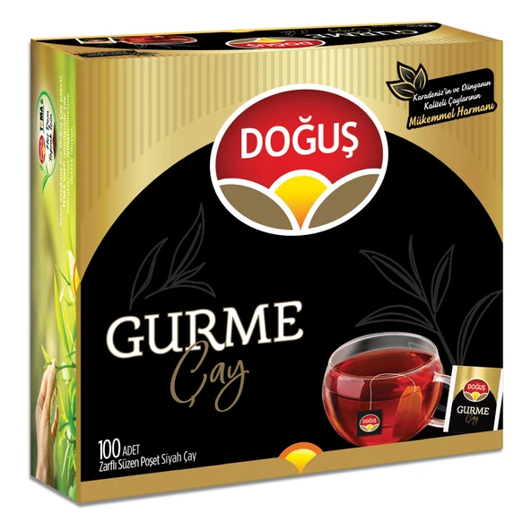 Doğuş Gurme Bardak Poşet Çay 100'lü 200 G (4'li Paket) ürün görseli 1