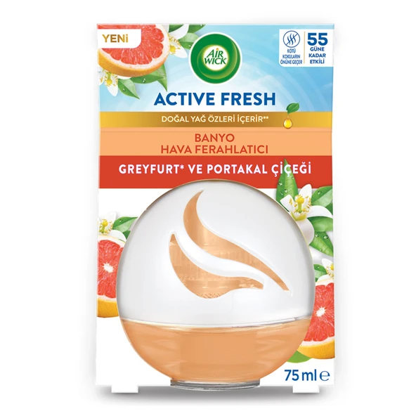 Airwick Decosphere Hava Tazeleyeci Greyfurt ve Portakal Çiçeği 75 Ml (6'li Paket) ürün görseli 1
