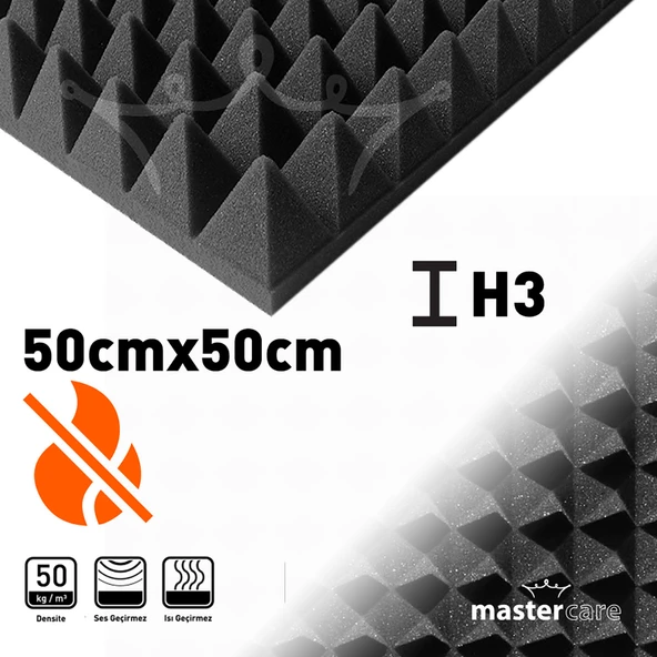 Mastercare 50 X 50 cm Yanmaz Piramit Yükseklik 3 cm Mastercare (4'li Paket) ürün görseli 1