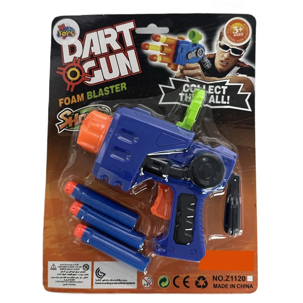 M Toys Dart Oyuncak Tabanca (2929-11737) (4'li Paket) ürün görseli 1