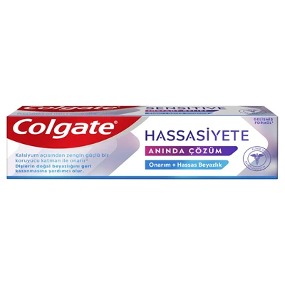 Colgate Hassas Çözüm Diş Macunu 75 Ml Beyazlık (5'li Paket) ürün görseli 1