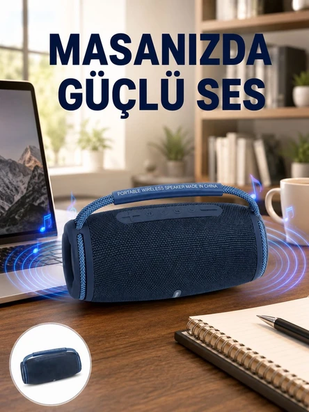 Dış Mekan Uyumlu IPX5 Suya Dayanıklı Kablosuz Hoparlör Yeni Nesil ürün görseli 1