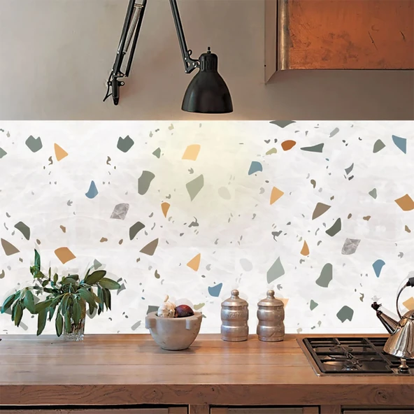 Tink Mermer Desenli Duvar Panel PVC Karo 41 x 62 cm (4'li Paket) ürün görseli 1