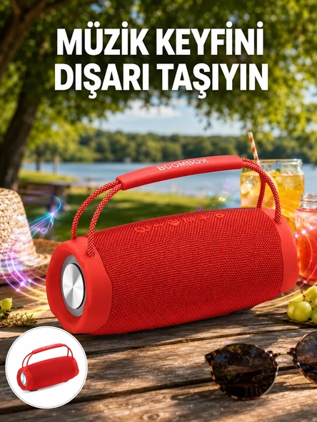 Çevreleyen Sesli RGB Destekli Kablosuz Taşınabilir Hoparlör Yeni Nesil ürün görseli 1