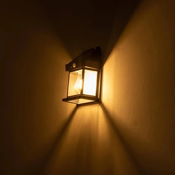 Solar Led Aplik Sensörlü 1 Aplik (2'li Paket) ürün görseli 1
