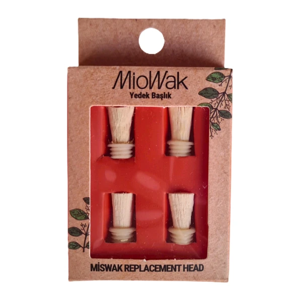 Miowak 4'lü Misvak Yedek Başlık (6'li Paket) ürün görseli 1