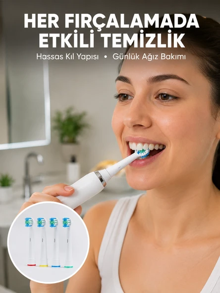 Günlük Ağız Bakımı İçin Nazik ve Etkili Yedek Başlık Seti Yeni Nesil ürün görseli 1