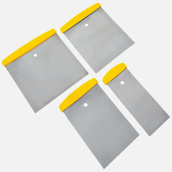 Dizayn Metal Boya Spatulası 4'lü (8'li Paket) ürün görseli 1