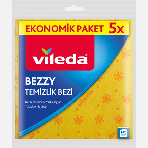 Vileda Bezzy Temizlik Bezi 5'lİ (7'li Paket) ürün görseli 1