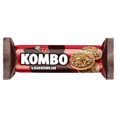 Eti Kombo Lokmalık Bisküvi 18 X 84 G (3'li Paket) ürün görseli 1