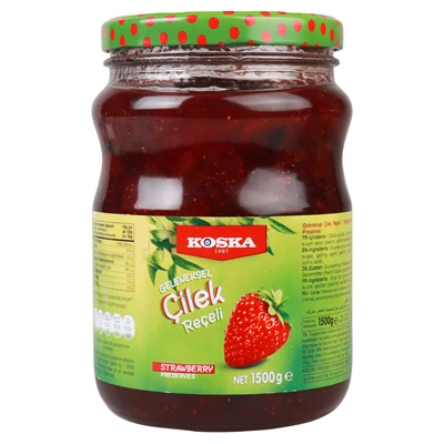 KOSKA Reçel 1,5Kg Çilek (5'li Paket) ürün görseli 1