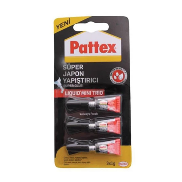 Pattex Supler Gl. Mini Trio 3X1 G (8'li Paket) ürün görseli 1