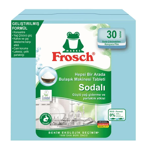 Frosch Sodalı Bulaşık Tableti 30 Tablet 540 G (2'li Paket) ürün görseli 1