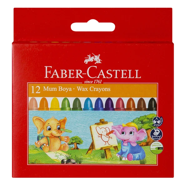 Faber Castell  Mum Boya 12'li (4'li Paket) ürün görseli 1