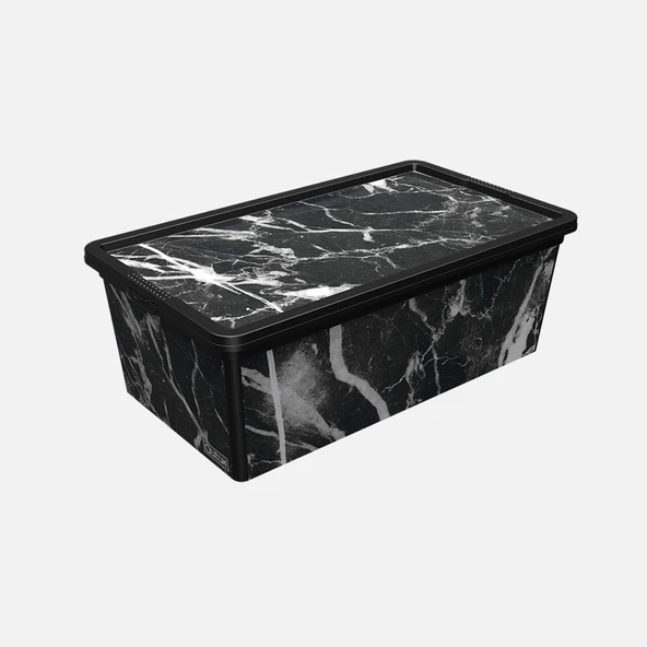 Qutu Trend Box Black Marble (8'li Paket) ürün görseli 1