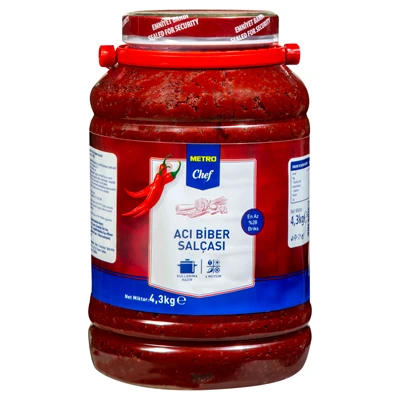METRO Chef Biber Salçası 4,3 Kg Acı (2'li Paket) ürün görseli 1