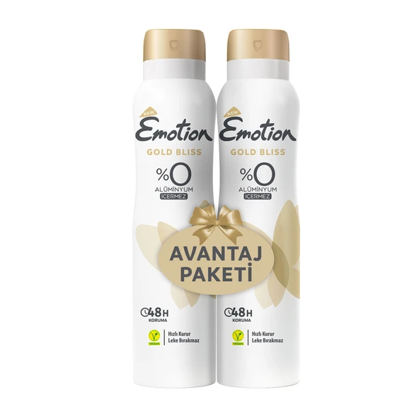 Emotion Gold Bliss Deodorant 2 x 150 Ml (3'li Paket) ürün görseli 1