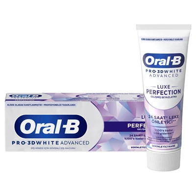Oral-B 3D Luxe Diş Macunu 75 Ml Perfect (8'li Paket) ürün görseli 1