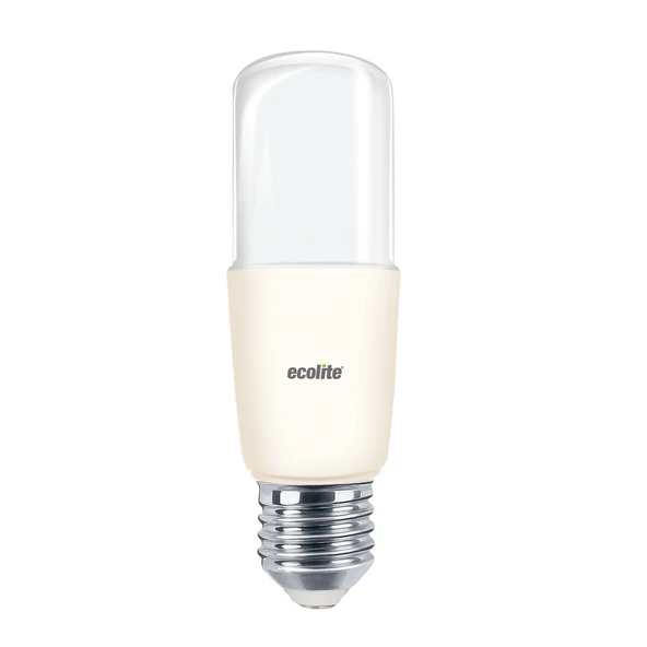 Ecolite T37 9 W Beyaz Stick E27 Duy Led Ampul (6'li Paket) ürün görseli 1