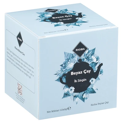 RIOBA Beyaz Poşet Çay 10 Lu 2 G İlk Sürgün (5'li Paket) ürün görseli 1