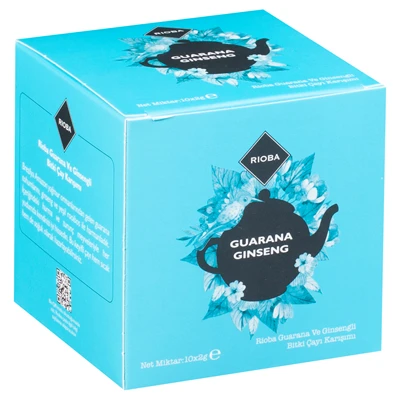 RIOBA Guarana Ginseng Poşet Çay 10Lu 2 G (5'li Paket) ürün görseli 1