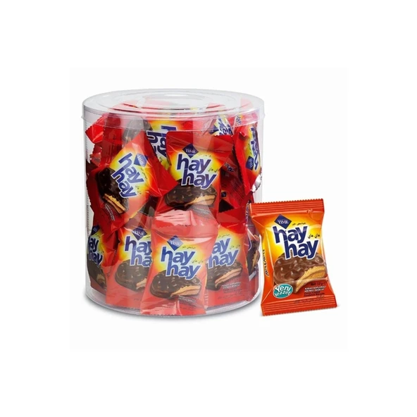 Çizmeci Time Hay Hay Kakao Kaplı Kremalı Bisküvi 48 x 10 G (5'li Paket) ürün görseli 1