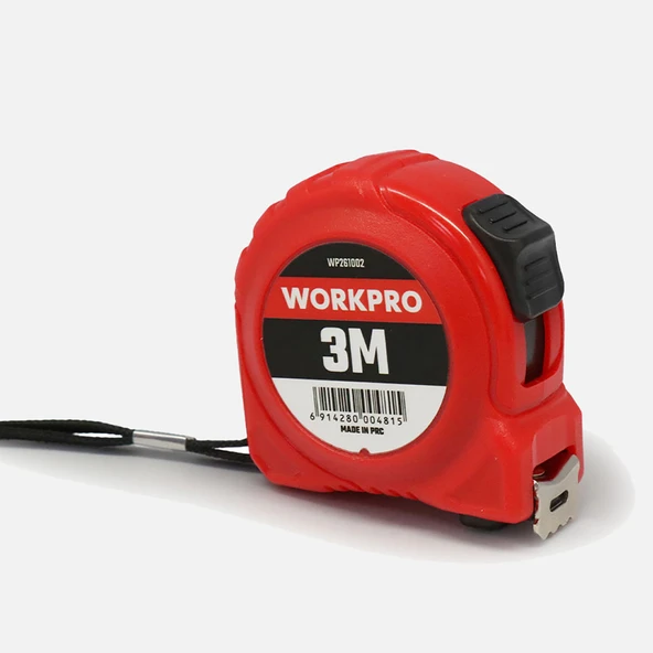 WORKPRO WP261002 3Mx16mm Beyaz Çelik Şerit Metre (6'li Paket) ürün görseli 1