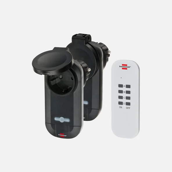 Brennenstuhl RCCE10201 Comfort Line 2’li Uzaktan Kumandalı Priz Set ürün görseli 1